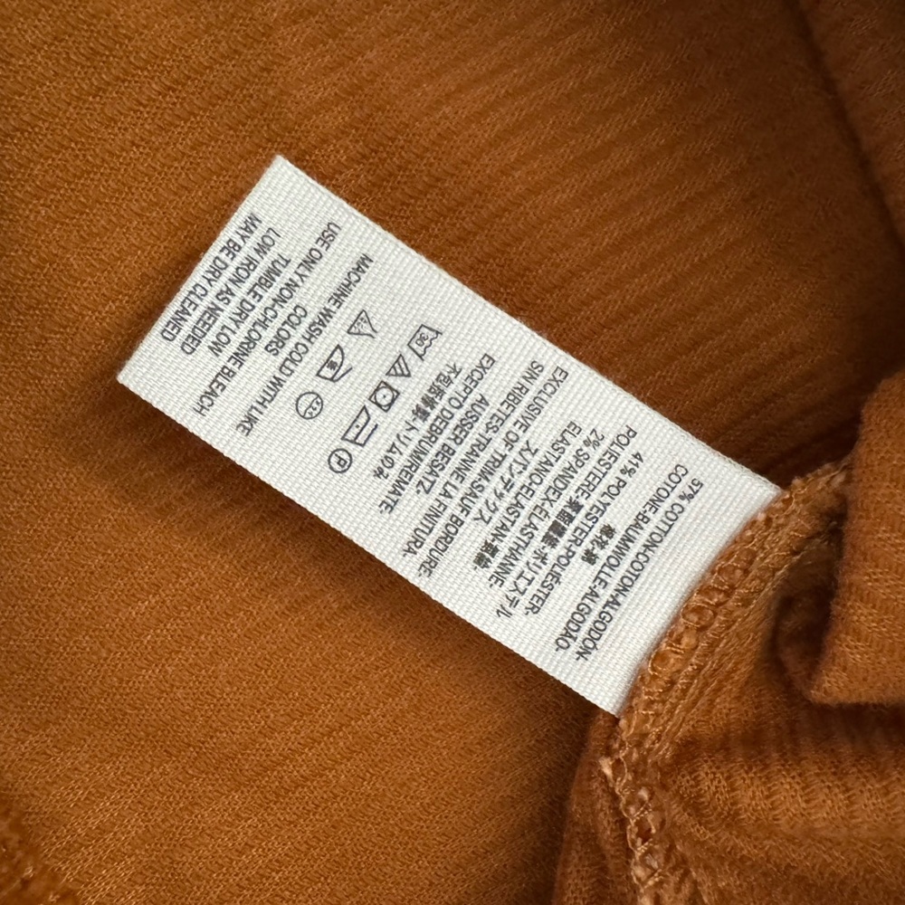 Free People Rolling Thunder Brown Corduroy Cinnamon Jumper Dress - Picture 6 of 7